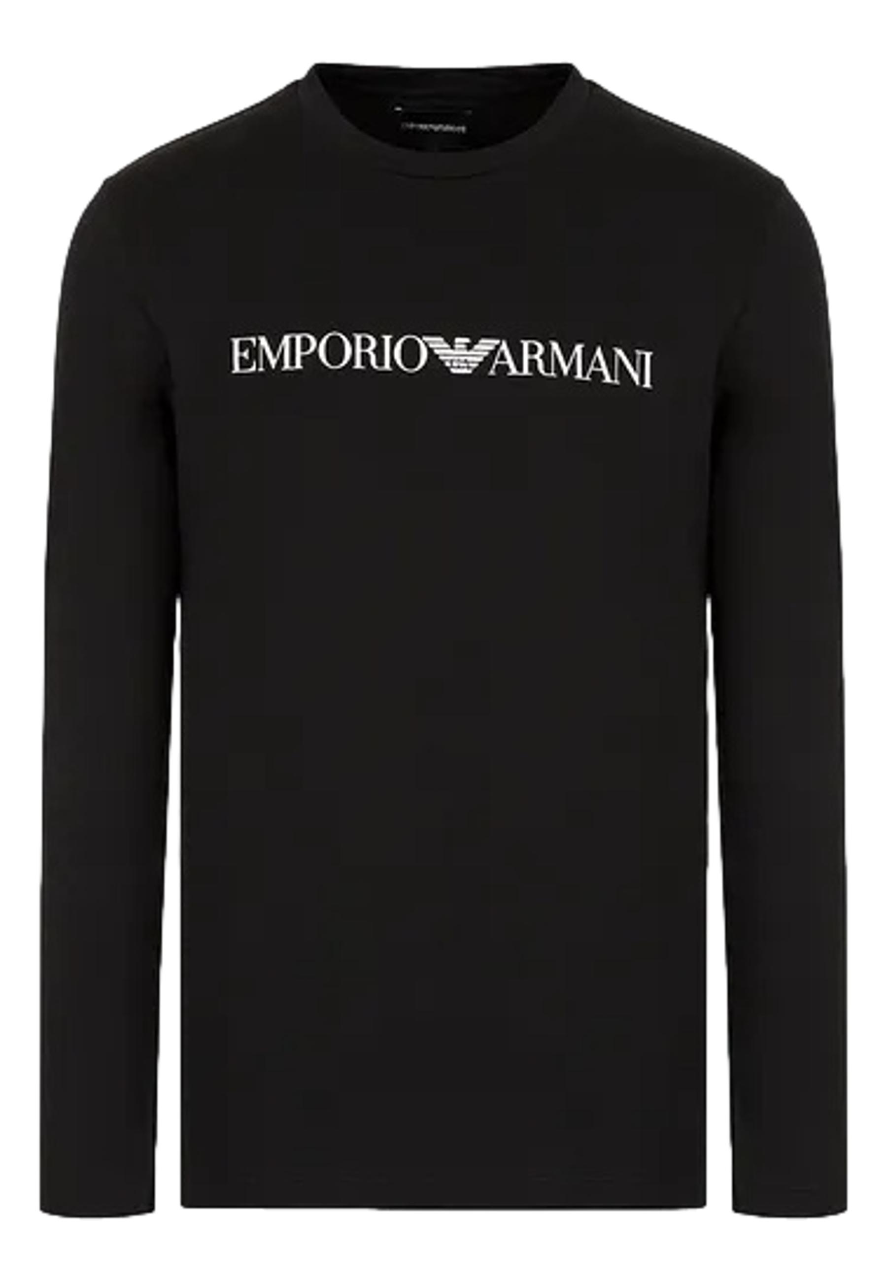 Long-sleeved T-shirt with logo - EMPORIO ARMANI - Finizio Collezioni