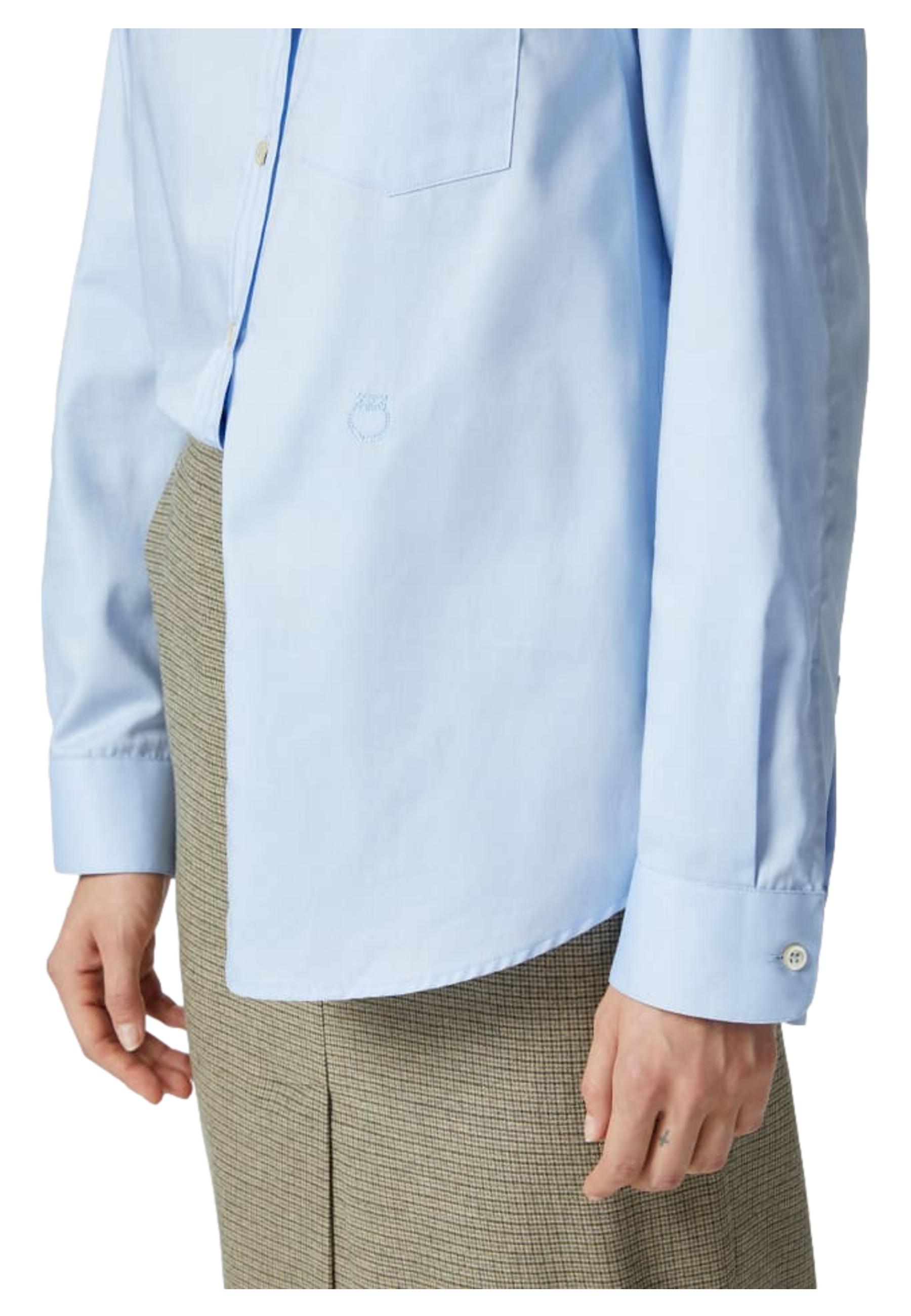 Light blue cotton oxford shirt - PINKO - Finizio Collezioni