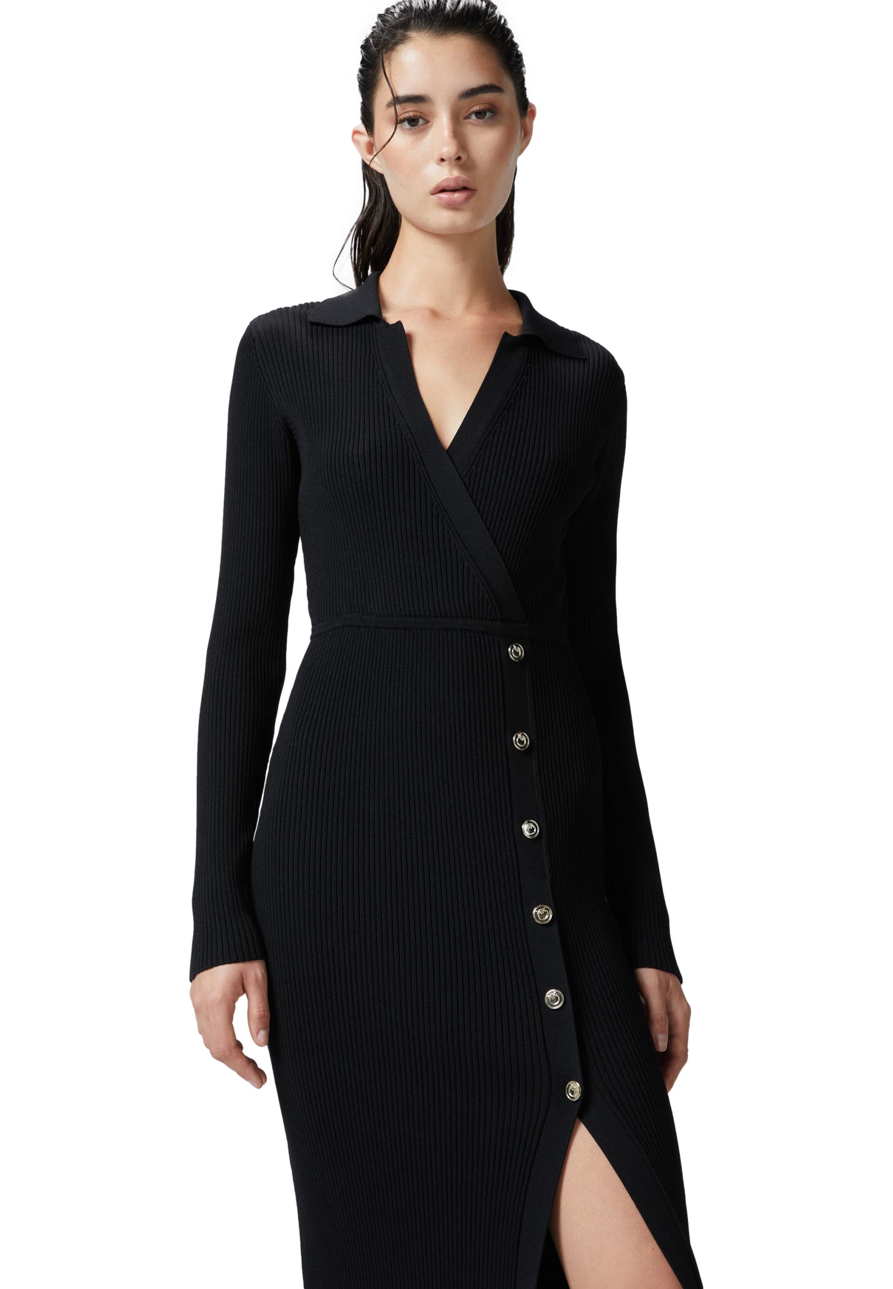 green emerald velvet dress PINKO main image 1