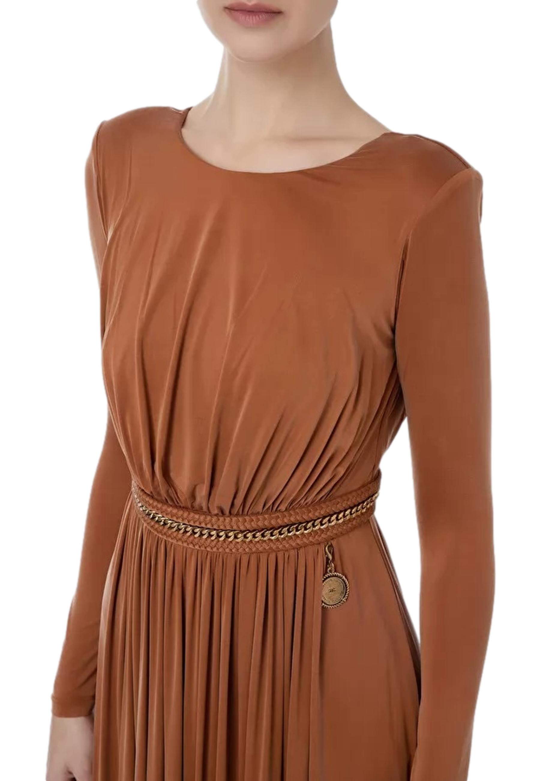 open lace back dress One Shoulder Embellished Fringe Detail Dress