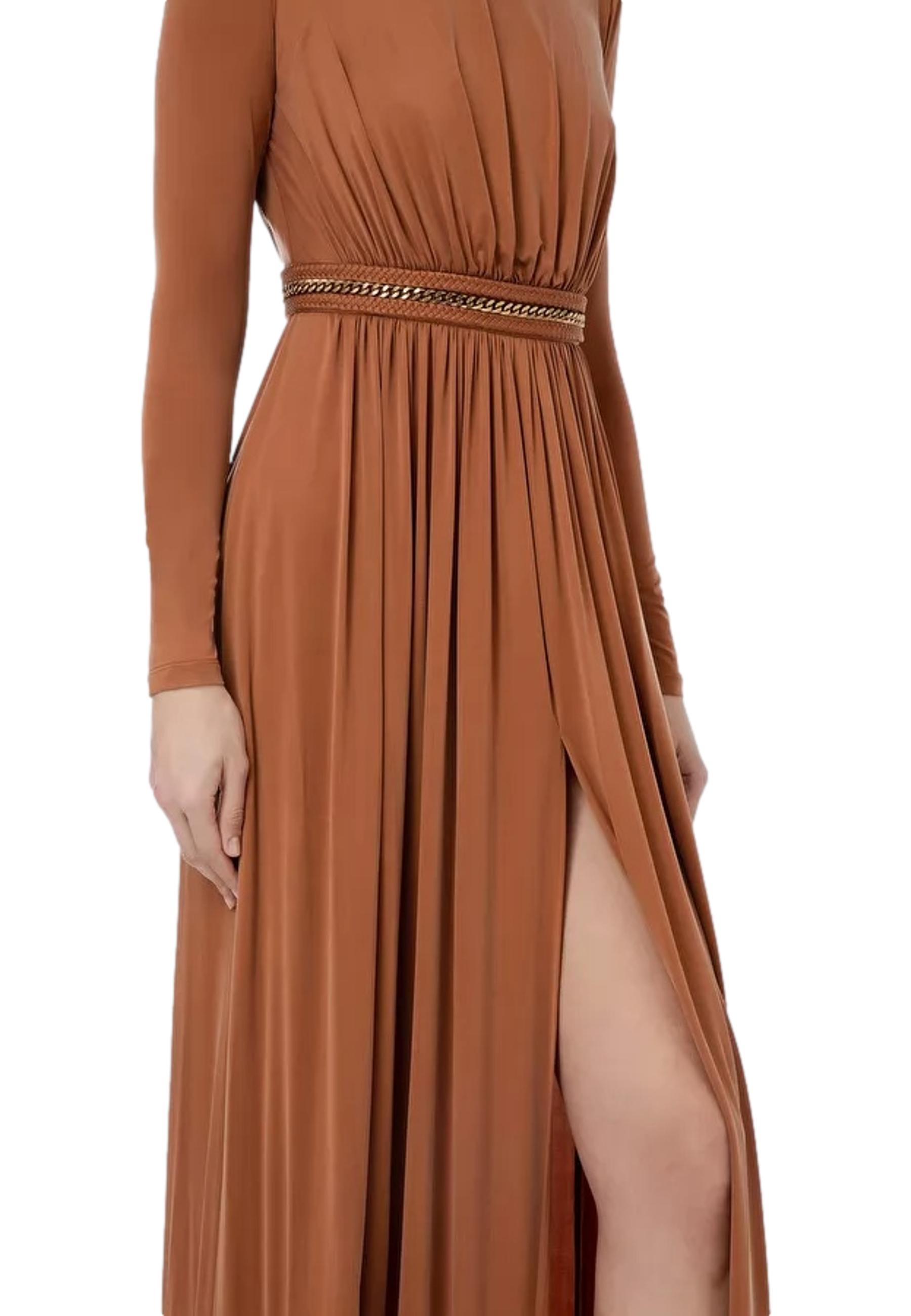 Red carpet dress with ornate bandage - ELISABETTA FRANCHI - Finizio  Collezioni