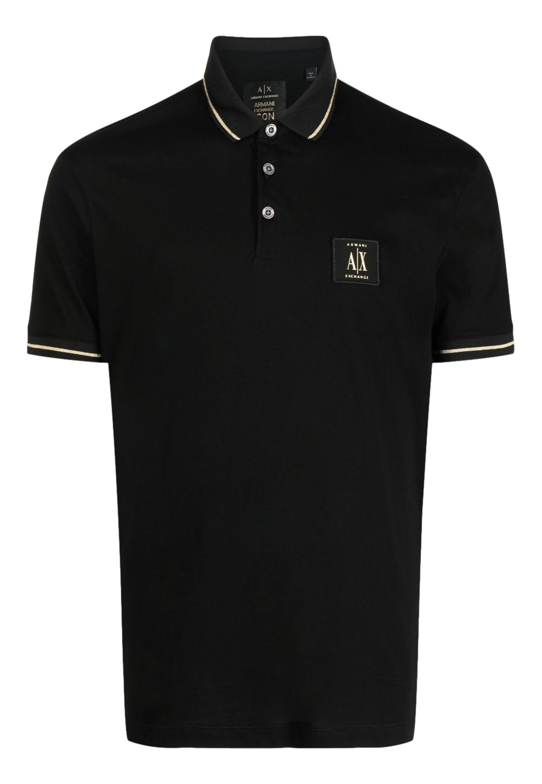 Armani ExchangePolo shirt with logo application - ARMANI EXCHANGE 