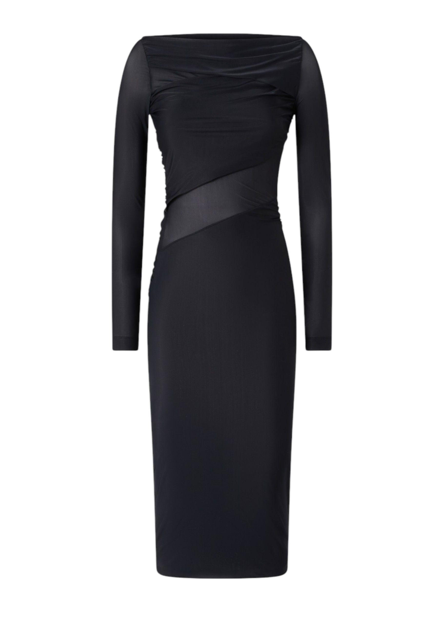 strapless open back dress Black and Pink Colorblock Maxi Dress – BLANK