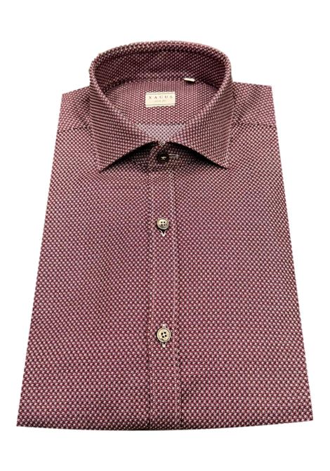 Camicia slim fit microfantasia XACUS | Camicie | X2.51156.632ML00550