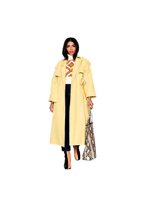TRENCH DONNA GIALLO GLAMOROUS | Cappotti | CK5844AMILK