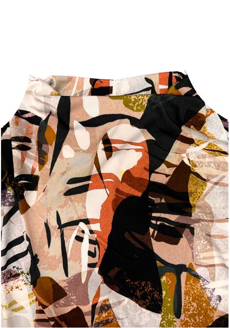 Maglia jersey mezzocollo fantasia astratta ISTINTI | Maglie | 31670BRUCIATO