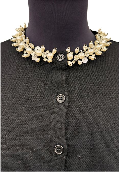 Cardigan con applicazioni al collo MADREPERLA | Maglie | 24440Z99