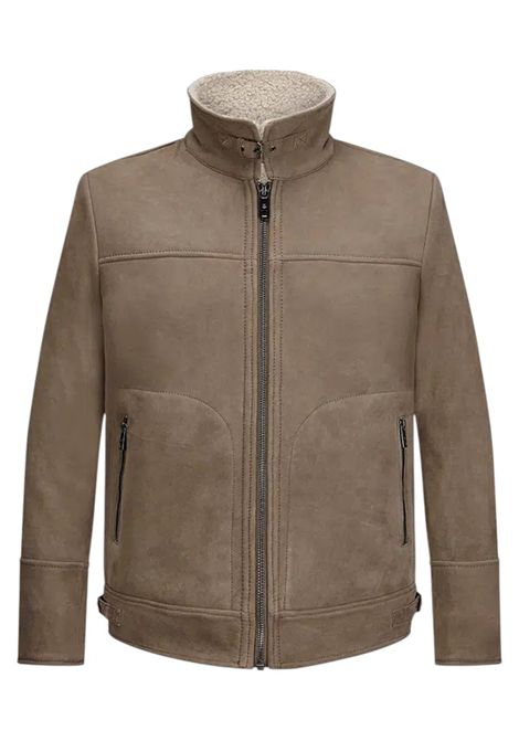 MSCamin jacket, woven fur in goat suede MILESTONE | jackets | CAMINO73