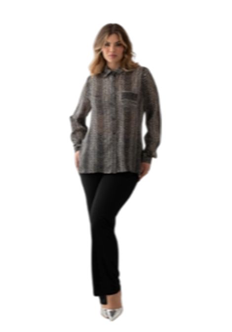 CAMICIA CON DESIGN SPINA DI PESCE OLTRETEMPO | Camicie | OT5962/02115