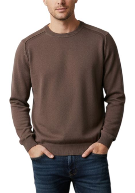 SOLID COLOUR CREW NECK JERSEY OUTFIT | sweaters | W5M001434