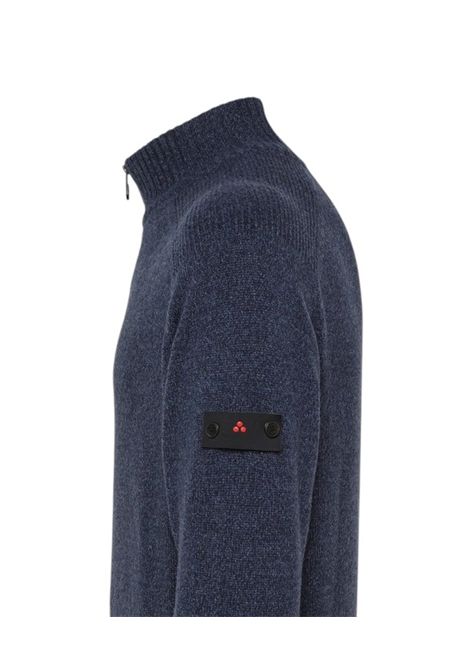 BRAILLE 03Maglia moulinè con mezza zip PEUTEREY | Maglie | PEU5614215