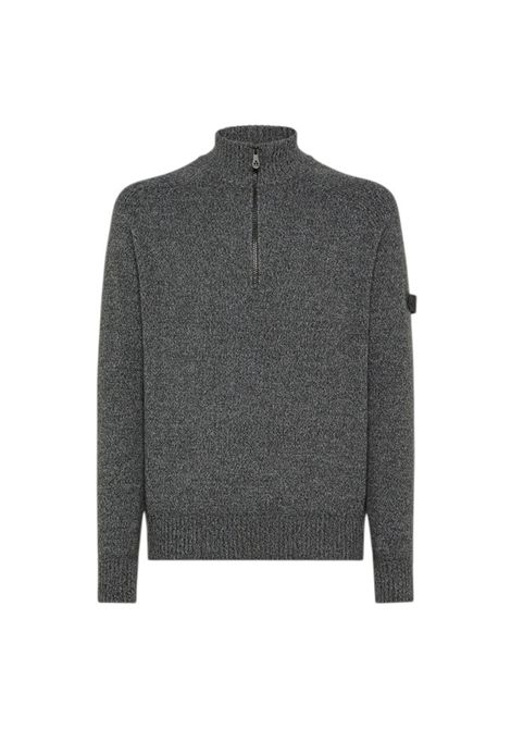 BRAILLE 03Maglia moulinè con mezza zip PEUTEREY | Maglie | PEU5614799