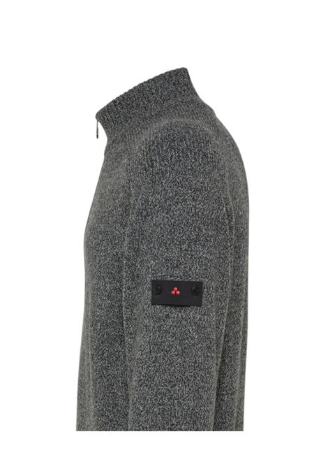 BRAILLE 03Maglia moulinè con mezza zip PEUTEREY | Maglie | PEU5614799