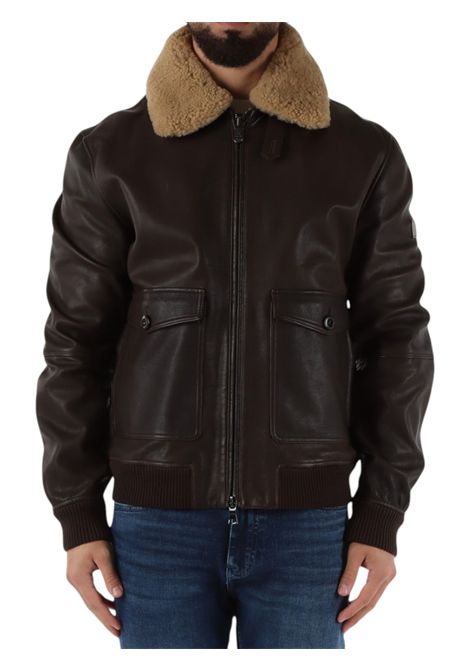 Bomber con colletto in pelliccia PEUTEREY | Giubbotti | PEU5631494