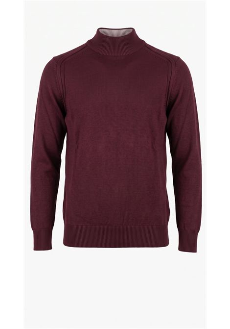 Maglione da Uomo a Collo Lupetto in Maglia Rasata OUTFIT | OF127M0085003