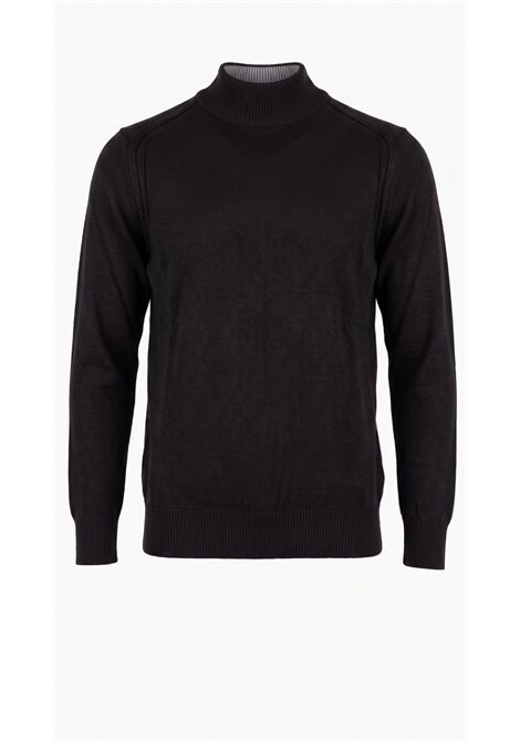 Maglione da Uomo a Collo Lupetto in Maglia Rasata OUTFIT | OF127M0089000