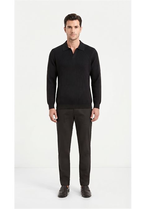 Polo in Maglia a Coste da Uomo OUTFIT | OF127M0109000