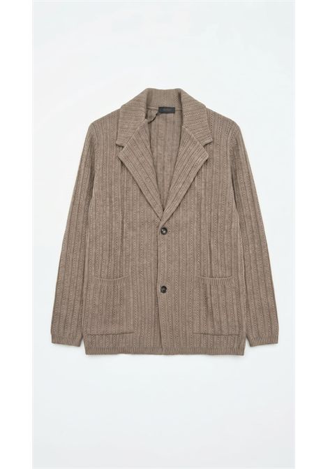 Blazer Cardigan da Uomo in Maglia a Coste OUTFIT | OF127M0172011