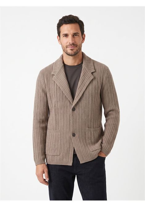 Blazer Cardigan da Uomo in Maglia a Coste OUTFIT | OF127M0172011