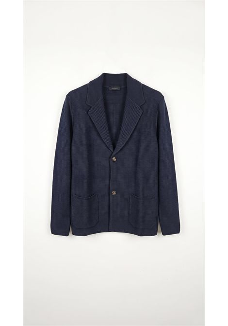 Blazer Cardigan da Uomo in Maglia Strutturata OUTFIT | OF127M0197000
