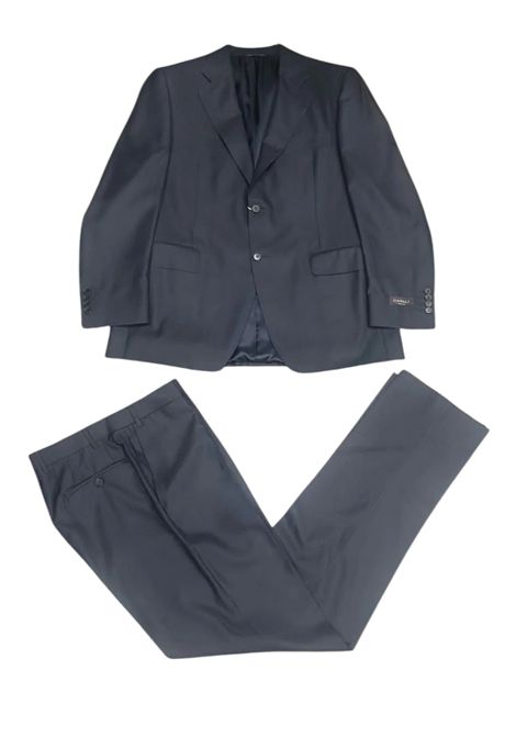 Abito Sartoriale Canali Monopetto Gessato Blu Notte CANALI | C.17628.11220.L00300