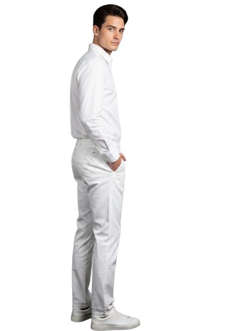 Pantalone Peuterey Free Old 05  Chino Slim Fit in Gabardina di Cotone Stretch PEUTEREY | Pantaloni | PI.27469901051900190