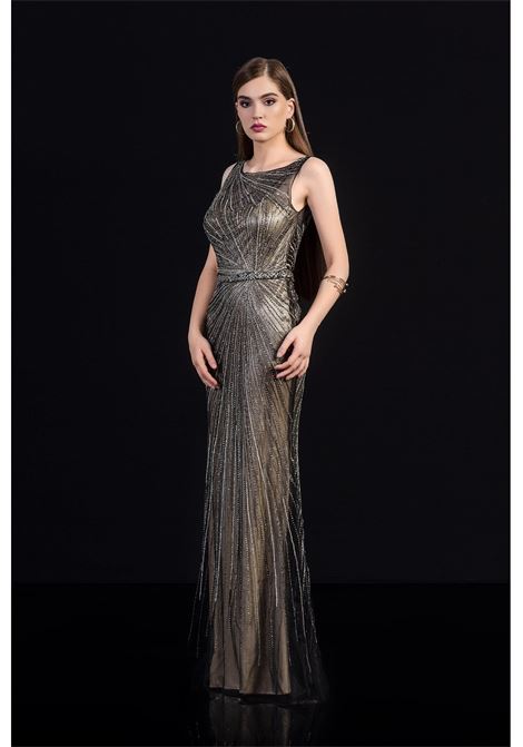 Abito in tulle ricoperto di strass Impero Couture IMPERO | Abiti | AT911CAMPIONE