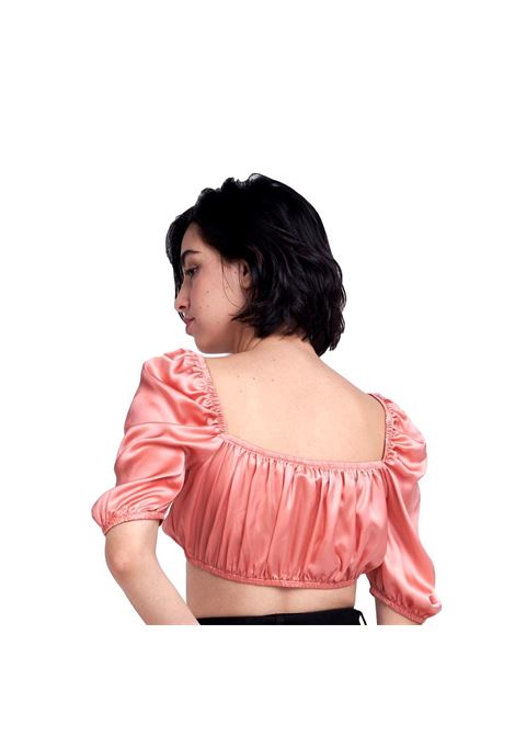 Top con maniche a sbuffo color pesca GLAMOROUS | Top | CA0111SOFT
