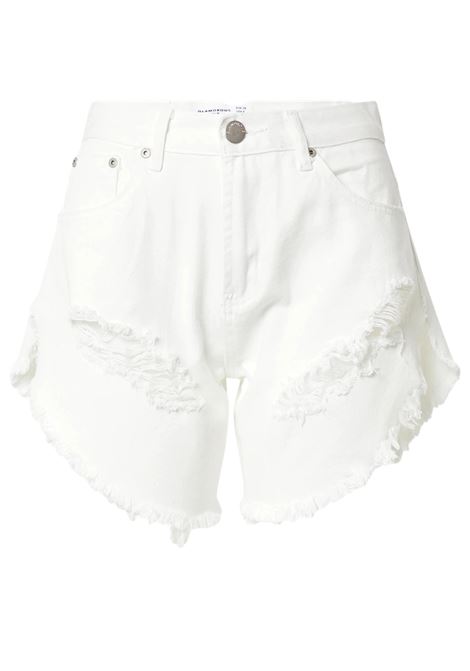Pantaloncini di jeans strappati lavaggio bianco GLAMOROUS | Abiti | KA6744WHITE