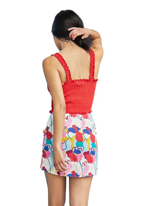 LADIES TOP GLAMOROUS | Top | CA0269RED