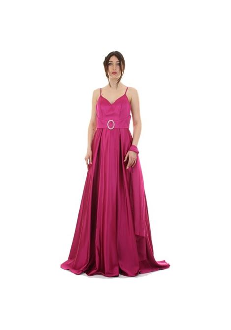 Abito con cintura e bretelline Impero Couture IMPERO | Abiti | BE16233MAG