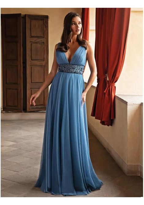 Nicole Moments Collectiona abito lungo NICOLE | Abiti | 22125CELESTE