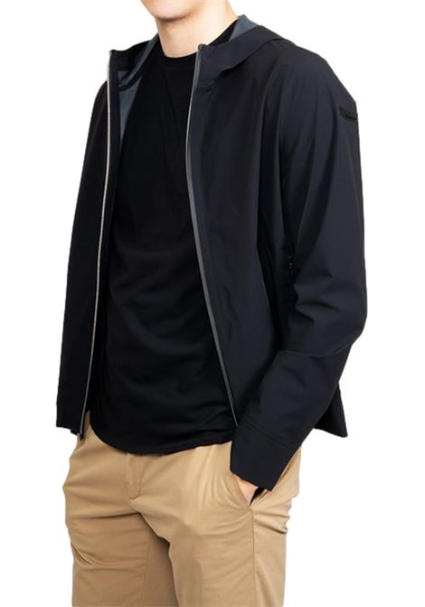 Hooded Lycra Jacket Black RRD | Sweatshirts | 2205410
