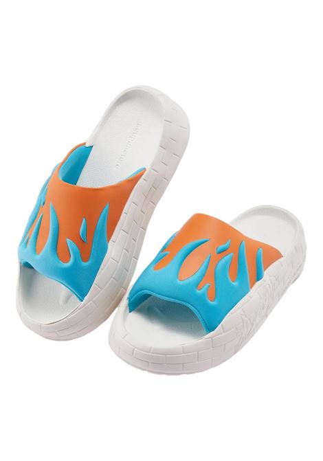 NYU SLIDE ORANGE BLUE ACUPUNCUTURE 1993 ACUPUNCTURE | shoes | TBS970410309