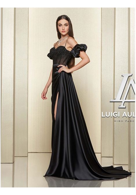 abito stretto con corpetto lavorato IMPERO | Abiti | DR1977NERO