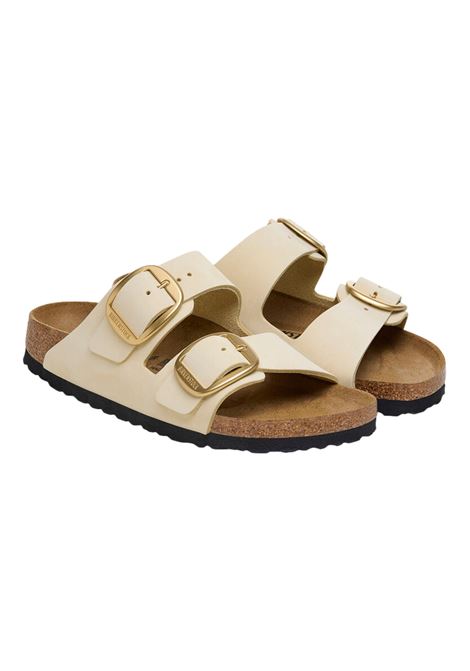 Arizona Big Buckle  Pelle Nubuck BIRKENSTOCK | Scarpe | 1026585ECRU