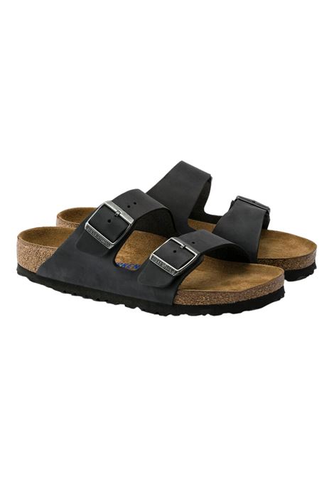 Arizona soft footbed  Oiled leather BIRKENSTOCK | shoes | 752483BLACK