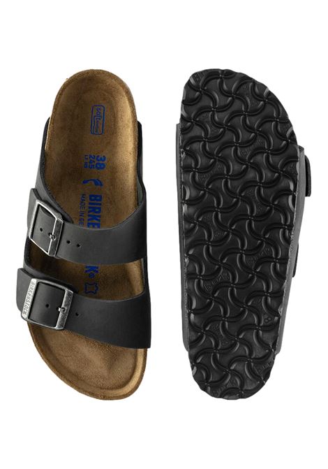 Arizona soft footbed  Oiled leather BIRKENSTOCK | shoes | 752483BLACK