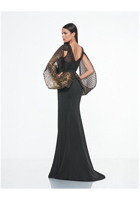 Abito lungo modello serena con stola incorporata Impero IMPERO | Abiti | J2219CAMPIONE