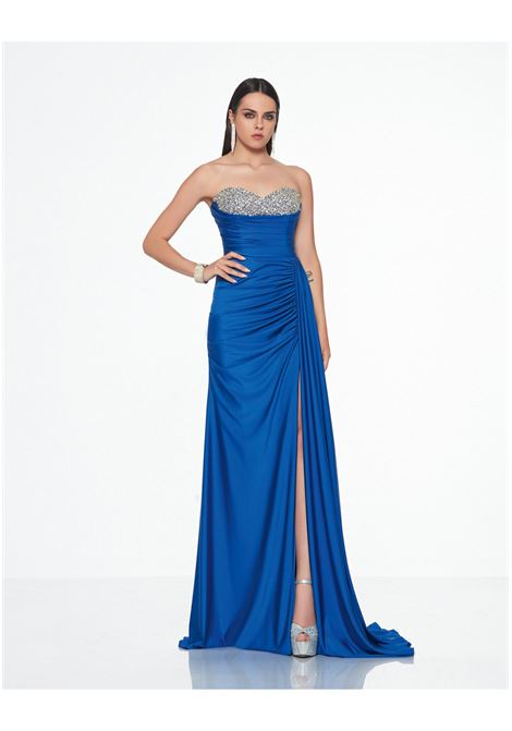 Long dress with appliques at the neckline IMPERO | dress | OYD13/2193