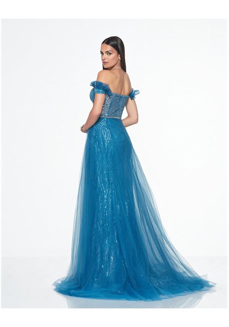 Abito lungo con sopragonna Impero IMPERO | Abiti | VVPREZZ.1CAMPIONE