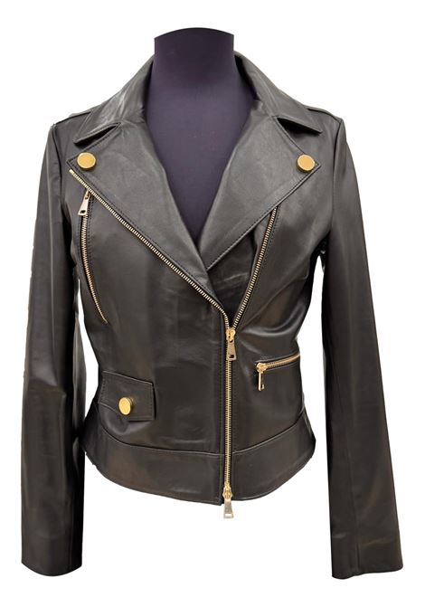 Giacca biker in pelle TIMOTEA | Giubbotti | BERNANERO