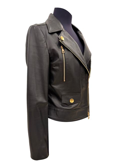 Giacca biker in pelle TIMOTEA | Giubbotti | BERNANERO