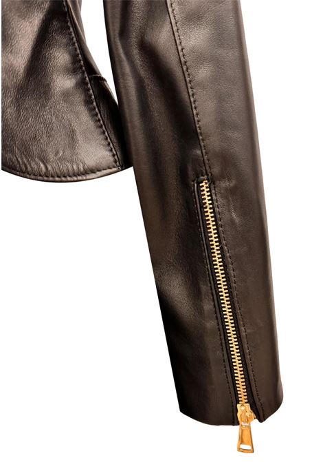 Giacca biker in pelle TIMOTEA | Giubbotti | BERNANERO