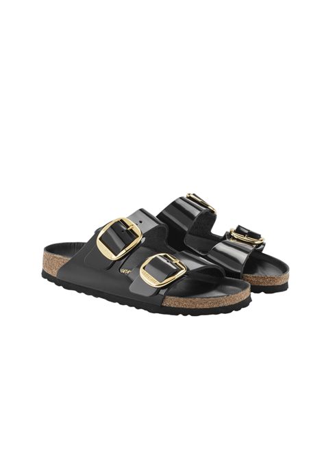 Arizona Big Buckle Natural patent leather BIRKENSTOCK | shoes | 1021476BLACK