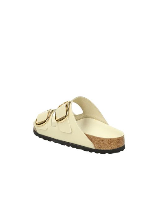 arizona big buckle shinePatent natural leather BIRKENSTOCK | shoes | 1026128ECRU