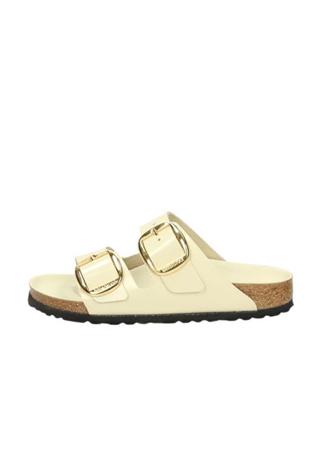 arizona big buckle shinePatent natural leather BIRKENSTOCK | shoes | 1026128ECRU