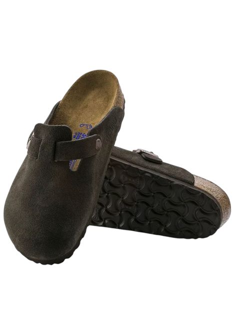 Boston soft footbedSuede leather BIRKENSTOCK | shoes | 660463MOCCA