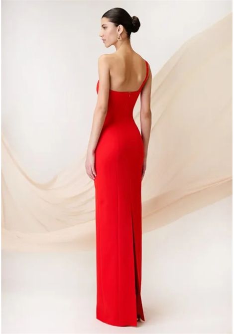 Tubino lungo con fiore in tessuto MAESTRI | Abito | M51191