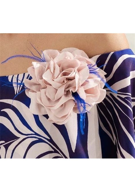 ABITO MIDI A FANTASIA IN SATIN MISCHALIS | Abiti | 863502UNIC